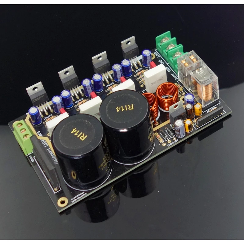 KYYSLB 50 Вт двойной AC12-22V GC версия 4 LM1875 двухъядерный параллельный усилитель доска домашний аудио усилитель мощности доска 10 Гц-40 кГц