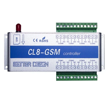

CL8-GSM Mobile Phone Remote Control Switch Relay Smart Switch Phone SMS Remote Control Switch-EU Plug