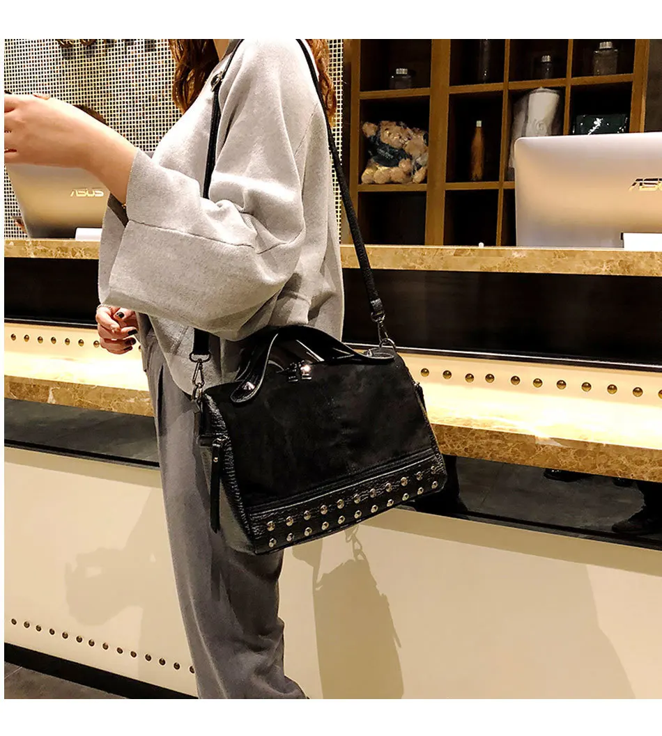 Женские Вечерние Сумки из искусственной кожи на молнии, женские сумки, сумка-шоппер, черная модная сумка Bolsos