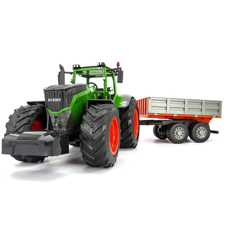 

RC Truck Farm Tractor 2.4G Remote Control Trailer Dump/Rake 1:16 High SimulationConstruction Vehicle Toys Hobby