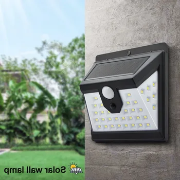 

Wilder 40led Solar Wall Light Waterproof Infrared Sensor Lamp Landscape Courtyard Wall Lamp Household Lighting Street Lamp