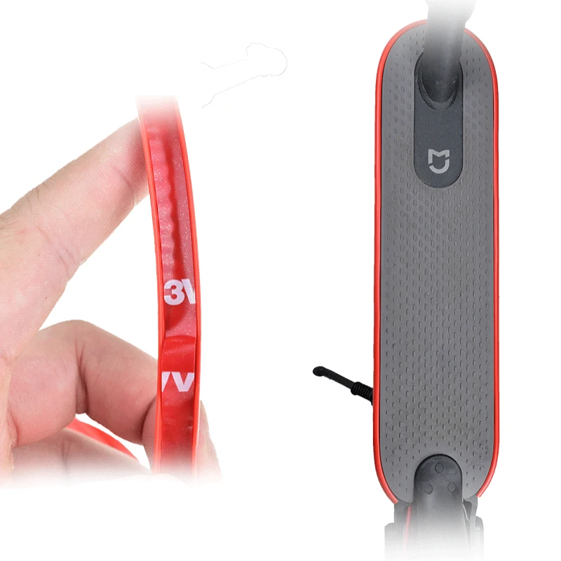 Bumper Protective Scooter Body Strips for Xiaomi Mijia M365 Electric Skateboard Car Scooter Parts Decorative Strip For m365 PRO scooter accessories,scooter protection cover