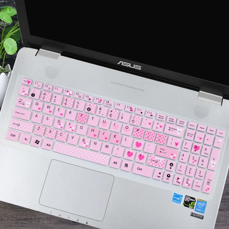 Для Asus GL771JM G73JW G73JH G73SW K73E K53SV K550CA K553MA N56VZ N56VM N550JA S56CA Защитная пленка для клавиатуры