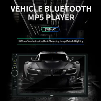 

mp3 module mp3 player SWM-A7 7 inch high definition BT MP5 U disk mobile phone interconnection MP3 FM music player walkman