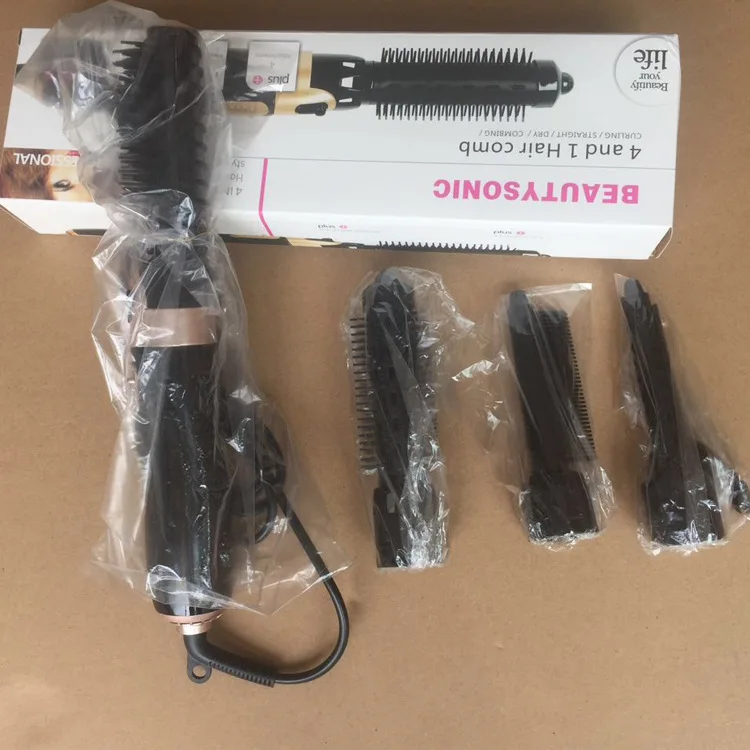  4 in 1 Electric Ion Straightener Hair Four-gear temperature adjustment Ceramic Tourmaline Ionic Fla