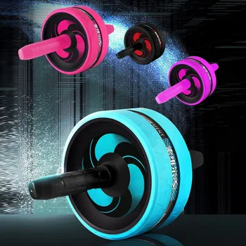 

Quiet Abdominal Wheel Roller Jumping Rope Waist Leg Exercise Gym Fitness Tool