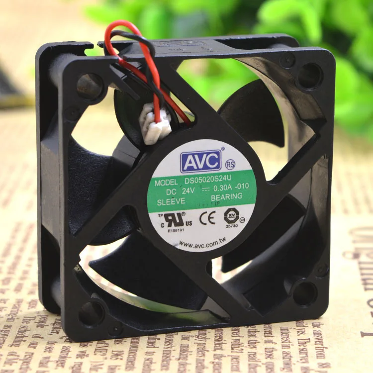Для AVC 5 см 5020 24V 0.30A DS05020S24U 2-проводной Инвертор Вентилятор охлаждения