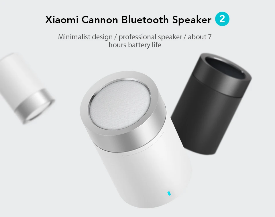 Xiaomi Wireless Bluetooth Speaker II 2 Bluetooth 4.1 Metallic Handsfree MIC Mini Speaker Built-in Lithium Battery Xiao Mi (1)