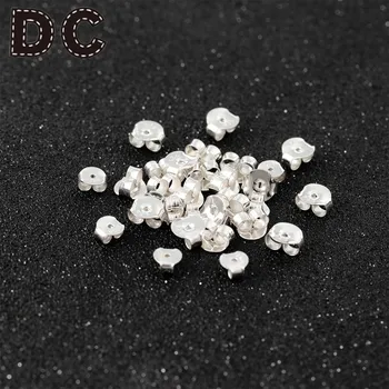 

10pcs/lot 2020 925 Silver Earrings Back Fit Stud Earrings Clasp Earring Stopper DIY Earring Fashion JewelryMaking