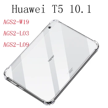 

Drop Resistance Soft Case For Huawei MediaPad T5 10 10.1 TPU Slim Back Cover Transparent Soft Case For AGS2-W09/L09/L03/W19