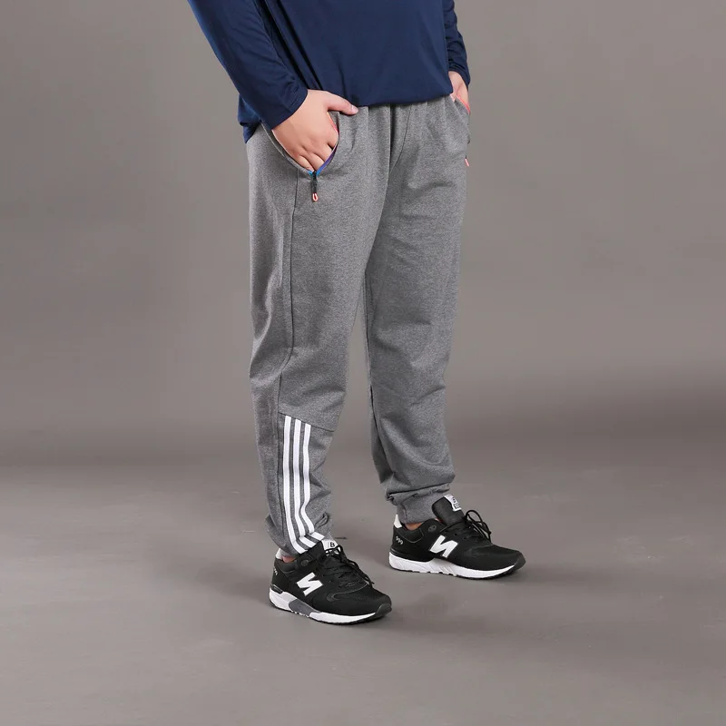 

Super Loose Men Casual Pants Brand Harem Trousers Plus Size 8XL Elastic Waist Baggy Jogger Sweatpants Side Stripe Track Pants