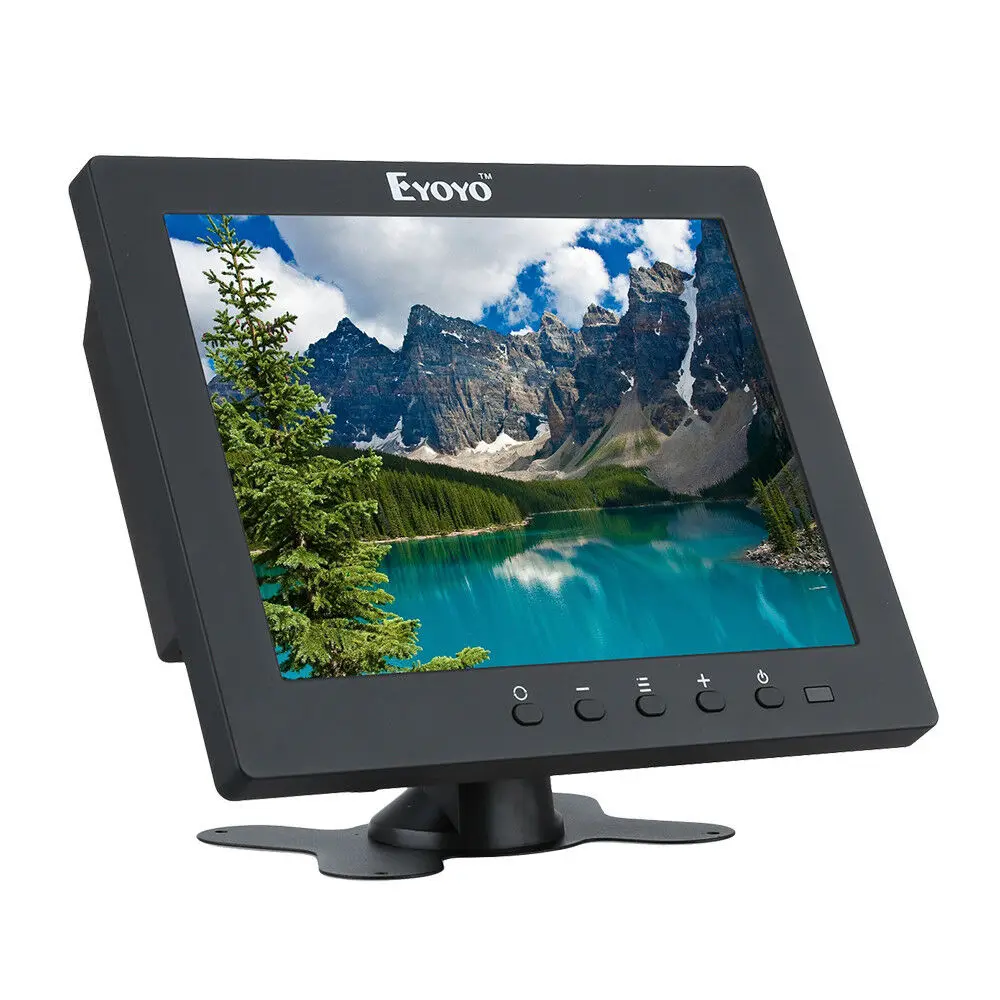 

EYOYO S801C 8" inch IPS LCD 4:3 Monitor VGA BNC HDMI Ypbpr with Built-in speakers PC DVR CCTV Security Survillance LCD Monitor
