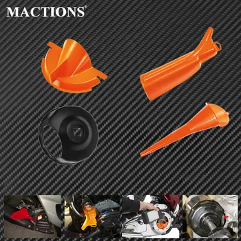 

Motorcycle Oil Filter Funnel Cover Primary Case Oil Fill Funnel Cap Wrench For Harley Touring Dyna Sportster XL XR 48 Softail
