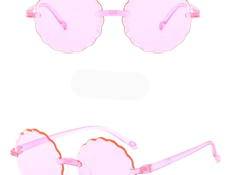 RBRARE цветочные круглые солнцезащитные очки для девочек и мальчиков Красочные Зеркальные винтажные детские солнцезащитные очки градиентные солнцезащитные очки для детей анти-УФ