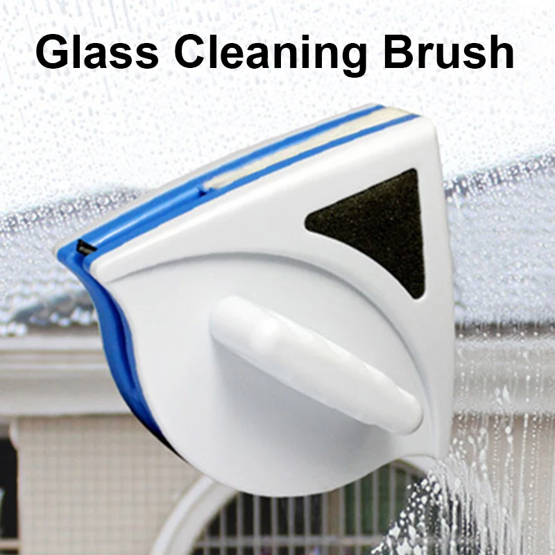 Home Window Glass Cleaning Tool Double Side Magnetic Brush Cleaner Wiper Surface 