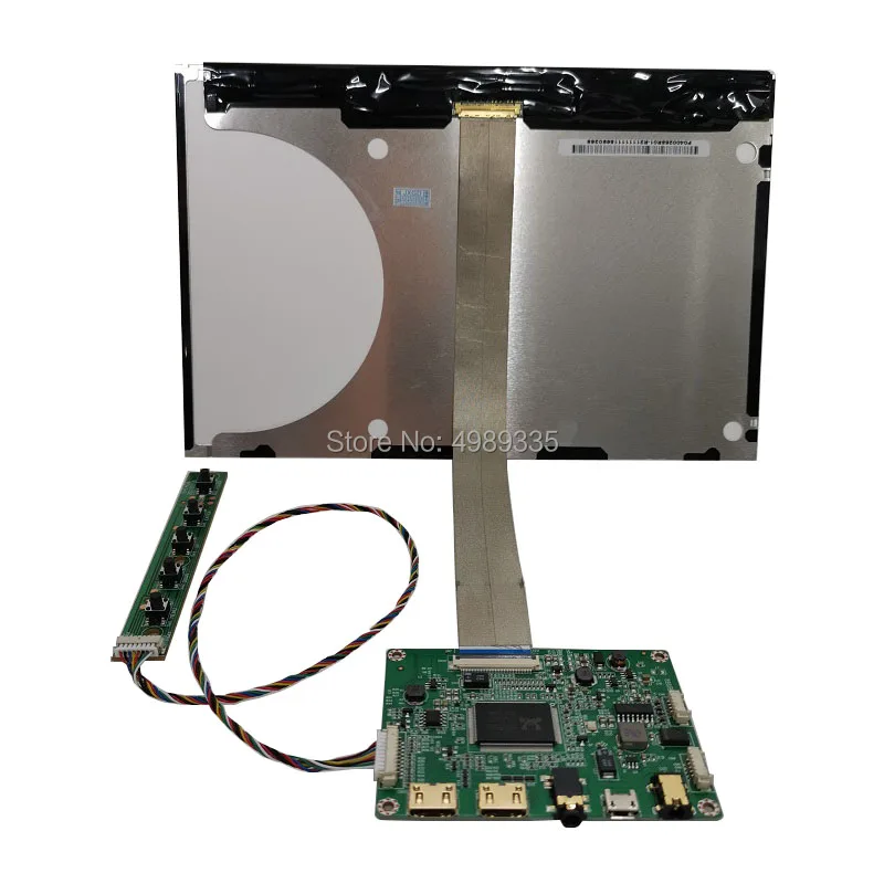 US $65.96 10 inch monitor 2K display module group kit IPS HD DVI VGAUSB5VDC12V two power supply scheme resolution 2560X1600