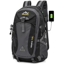 Мужской 40L унисекс водонепроницаемый рюкзак, дорожная сумка, спортивная сумка, рюкзак для альпинизма, пешего туризма, альпинизма, кемпинга, рюкзак для мужчин