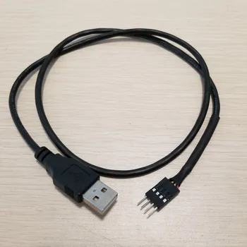

PC Computer Host Case Chassis Internal USB A to Motherboard Mainboard Dupont Single Row 4Pin Male to Male Adapter Converter Cabl