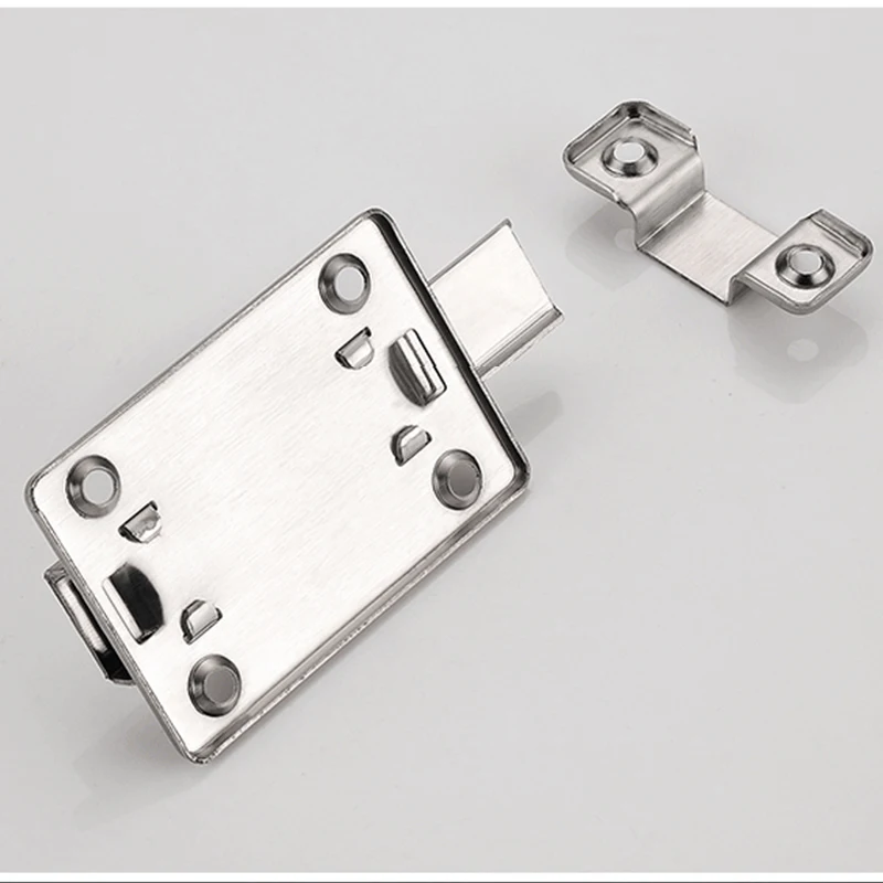 Длинная Серебристая дверная защелка из нержавеющей стали 1/2/2 дюймов Скользящий