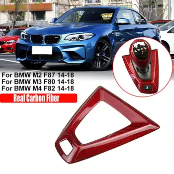 

Carbon Gear Shift Konb Cover Gear Base Cover Surround Interior Trim Car Accessories for BMW M2 F87 M3 F80 M4 F82