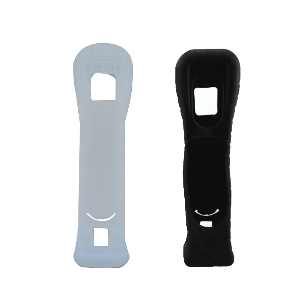 

100pcs Silicone case for wii remote Soft Cover Skin Protective Sleeve long Can Hold Motion Plus For Wii Remote Contoller