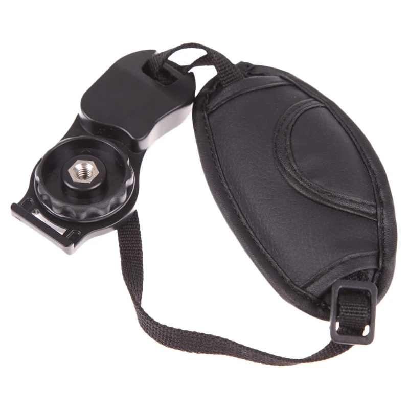 

Black Hand Grip Camera Strap Pu Leather Hand Strap For Dslr Camera For Olympus Canon Eos D800 D7000 D5100 D3200