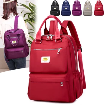 

Backpack Women Nylon Luxury Shoulder Bag For Teenage Girls Student Multi-Function Small Bagpack School Backpack 2020