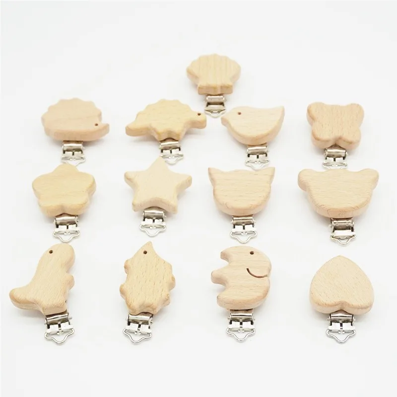 Missxiang 1 шт. DIY бусины аксессуары детские деревянные Прорезыватели Molars Мультяшные