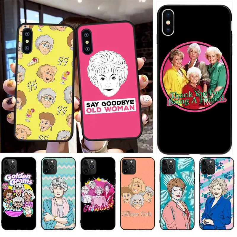 

NBDRUICAI The Golden Girls Custom Photo Soft Phone Case for iPhone 11 pro XS MAX 8 7 6 6S Plus X 5S SE XR case