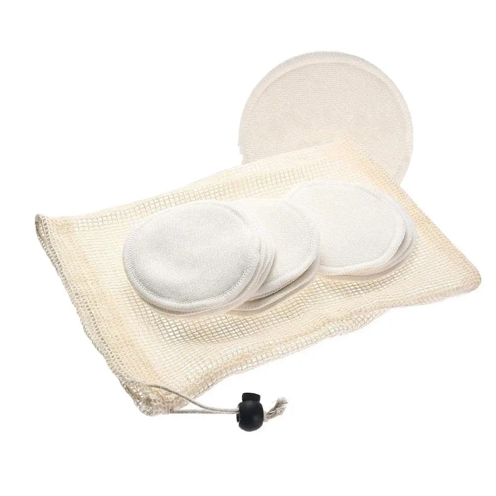 12Pcs Makeup Remover Pads Reusable Cotton Make Up Facial Bamboo Fiber Skin Care Nursing Cleaning | Красота и здоровье