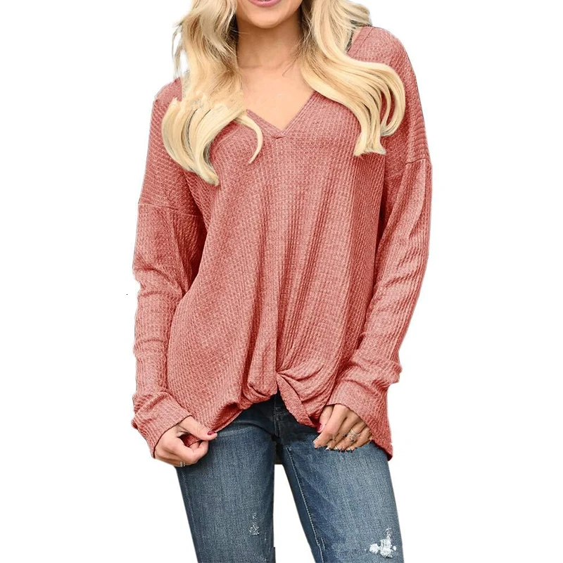 ENXI Warmth Comfort Leisure Maternity Tee Loose Clothes Pregnancy Long Sleeve Clothing Top For Pregnant Women Clothes - Цвет: pink colour