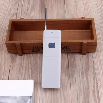 

AC220V Single Channel Intelligent Wireless Remote Control Switch LED Lamp Power Gate Switch Self-locking Point-moving Work Way