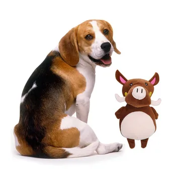 

Plush Pet Dog Interactive Vocal Animals Shaped Chew Toy