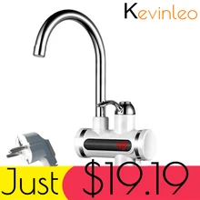 Проточный водонагреватель 220В 3000Вт Кухня Tankless водонагреватель смеситель кран для кухни с нагревом Электрический кран горячей бойлер электричес обогреватели кипятильник кран для кухни подогрев водонагреватель