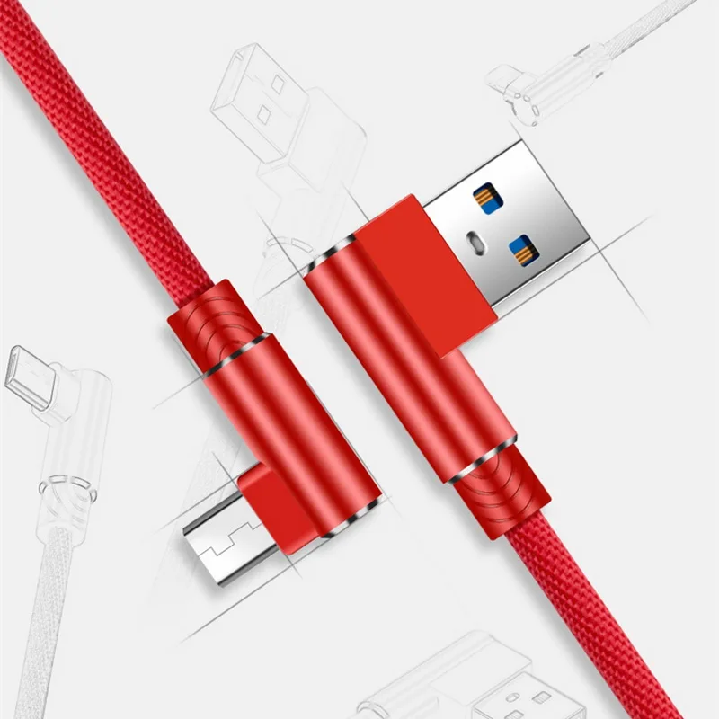 1 м/2 м/3 м l-линия usb кабель для зарядки, 90 градусов кабель для iPhone 11X8 7 6 Plus и Micro USB кабель и usb type-C USB C кабель