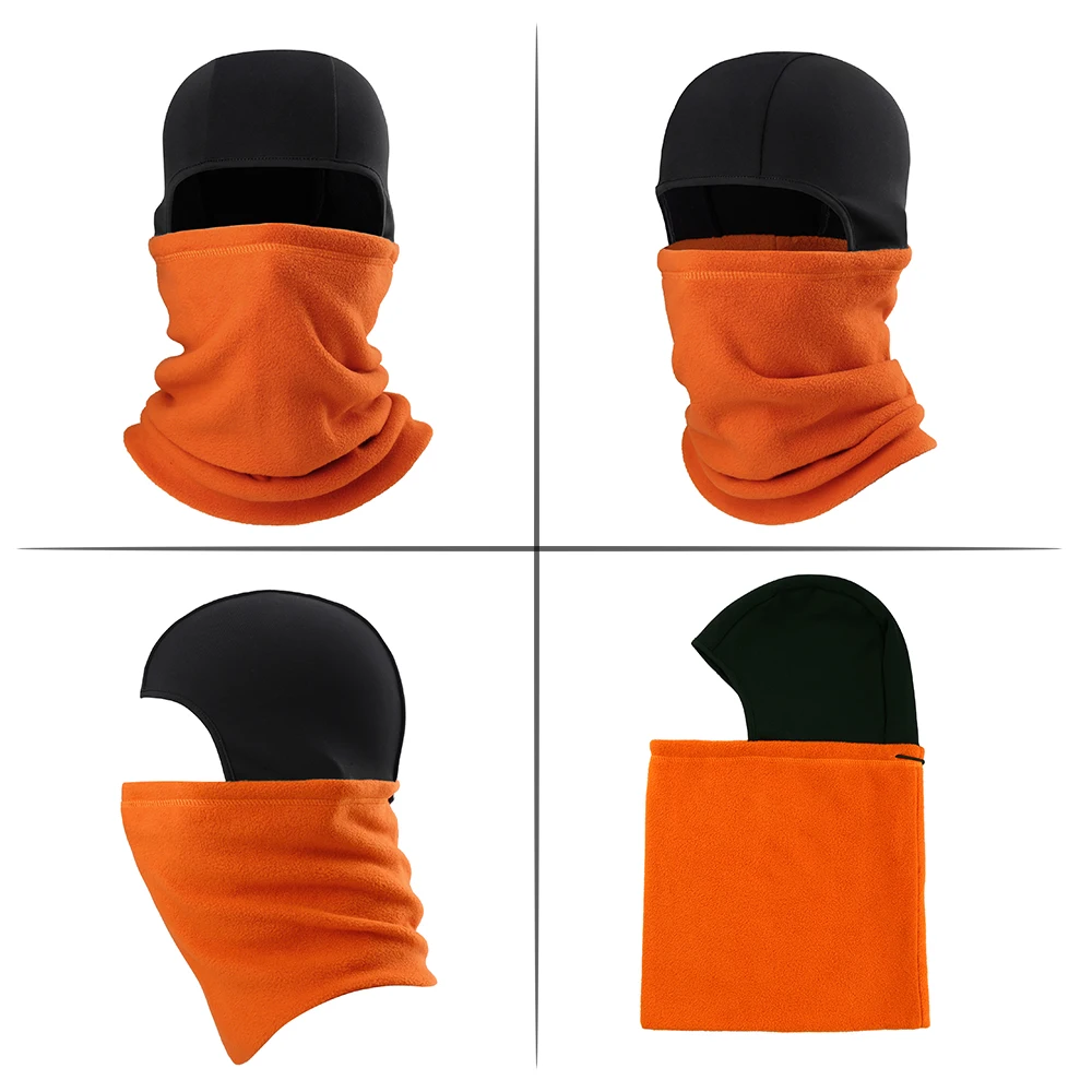 Winter Polar Fleece Thermal Beanies Balaclava Full Face Mask Skullies Cap Warmer Tactical Military Cap Ski Hat Helmet Liner Men