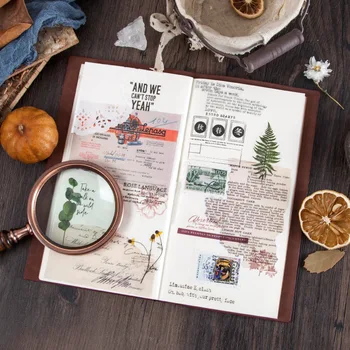 

Decorative Retro Journal Paper Memo Pad Nature and art Scrapbooking Notes Planner Acc