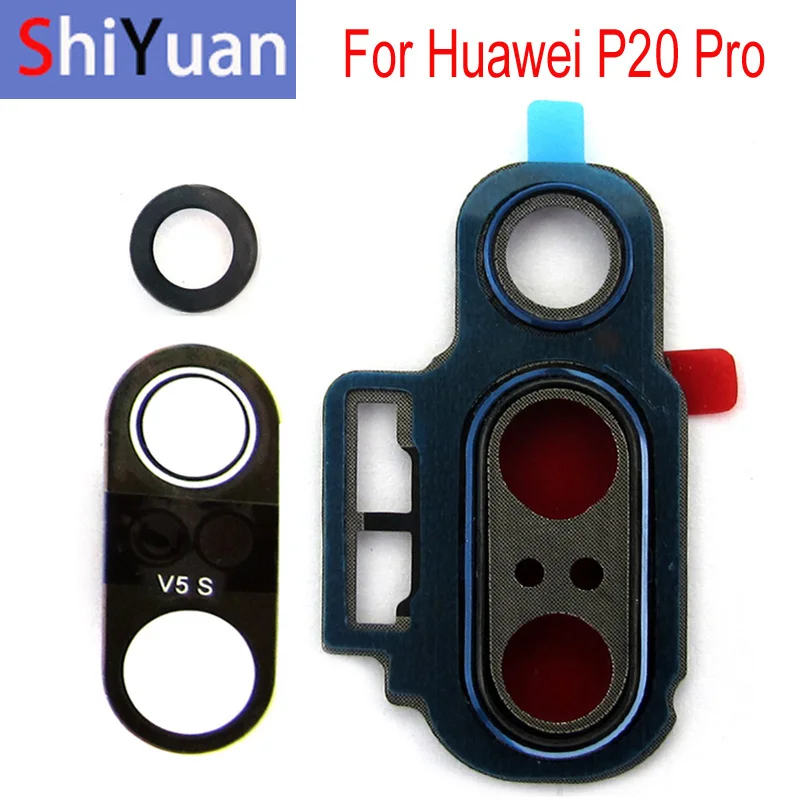 

Back Camera Lens Glass Housing Back Cover for Huawei P20 Pro P20Pro With Metal Frame Holder Replacement Repair Parts