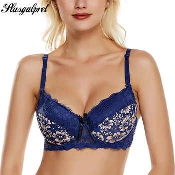 

Plusgalpret Sexy Bra Women Lace Lingerie Underwear B C Cup Convertible Strap Push Up Bra Brassiere Comfort Underwear Female Bras