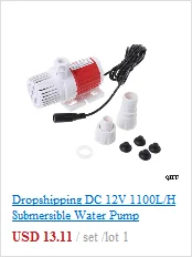 Прямая поставка и DC 12 В/AC 36 Вт погружной водяной насос 10 м 400л/ч Автомойка ванная фонтан Mar28