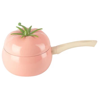 

Non-Stick Aluminum Kitchen Soup Pot Fruit Pan Sauce Pan Boiler Tomato Shape No Fumes Household Cooking Tools Kitchenware