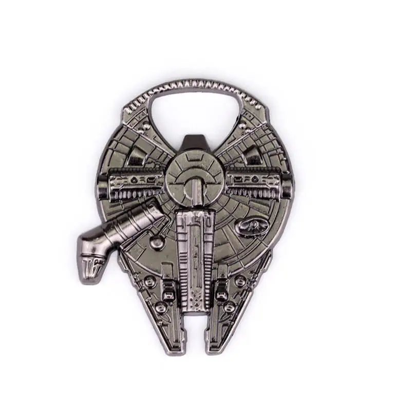 New Movie Seriers Star wars Airship keyring Spacecraft toy Falcon Spaceship Barkey Beer Bottle Opener Keychain Jewelr | Украшения и