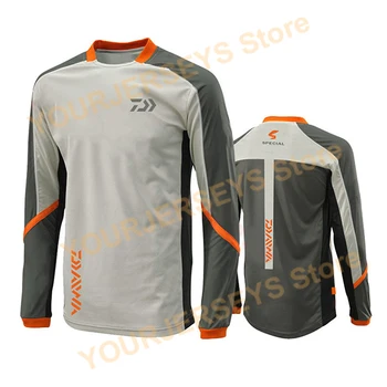 

2020 New Fishing Jersey Quick Dry Fishing Long-sleeve Clothing Dawa Breathable Anti-uv Sun Autumn Man Autumn Fishing Sweat Shirt