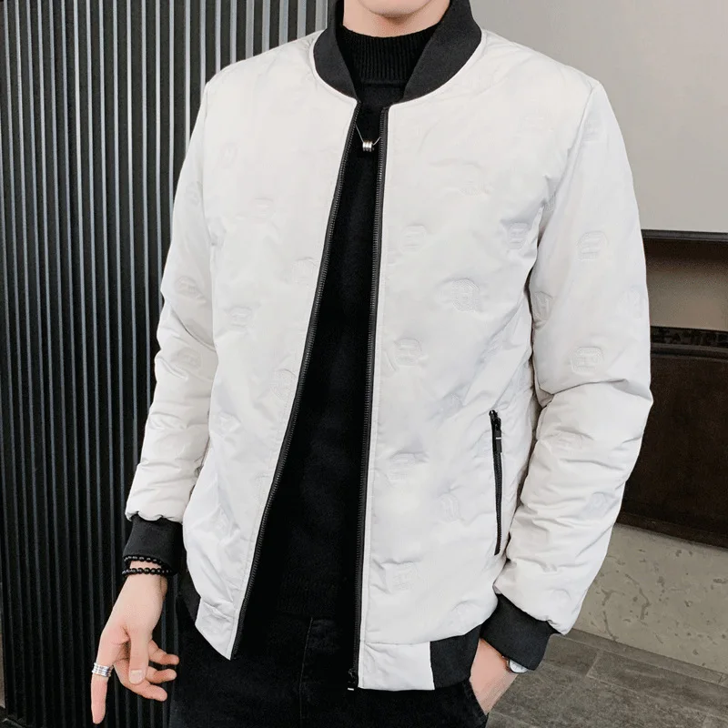 

Winter Jackets Down Men's thick Warm Coat winter Padded Oneck Jacket Men Down Coat Male Winter New Design High Qulity Plus Size