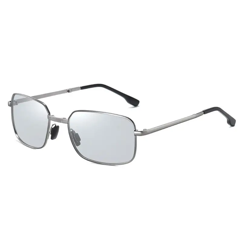 Men Photochromic Foldable Sunglasses with Polarized Lens Metal Frame Protection | Аксессуары для одежды