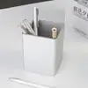 Conteneur en aluminium de support de stockage de tasse d'organisateur de crayon de stylo de bureau carré en métal ► Photo 3/6