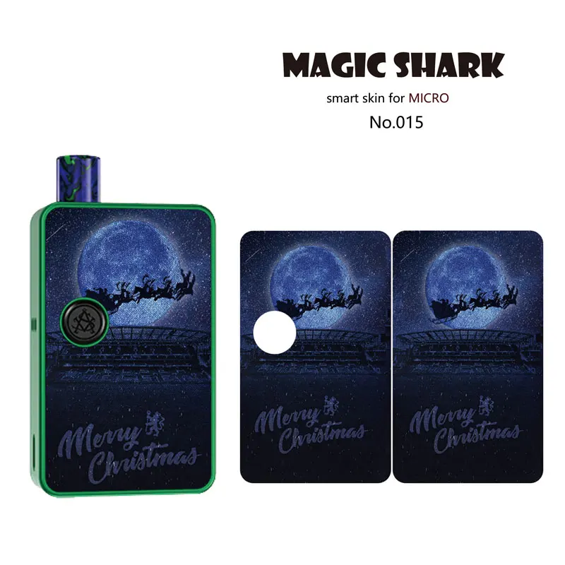 Magic Shark 2.5D стерео Мстители Человек-паук защитный капитан Amreican чехол пленка для Asvape MICRO ELF 011-020