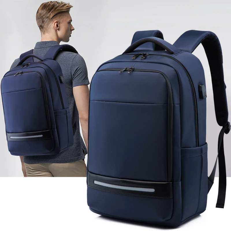 

Anti Theft School Bag USB Charging Back Pack Men's Backpacks Business Oxford Cloth Computer Backpack 15.6"Laptop Travel Daypacks