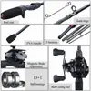 Sougayilang 1.8m- 2.4m Portable Pole 5 Section Casting Fishing Rod and 12+1BB 7.0:1 Gear Ratio Baitcasting Reel Fishing Set ► Photo 3/6