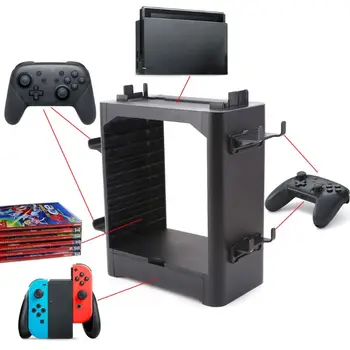 

Storage Bracket Holder Tower Carrying Stand Display Shelf Game Accessories for Nintend Switch NS Joystick Disc Card Console